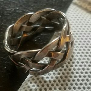 Braided Sterling Silver Ring
